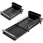 Small Dish Drying Rack Drains Into Sink Foldable Compact Dish Drying Rack Small 