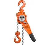 Manual Lever Chain Hoist, 3/4 Ton 1650 lbs Capacity 10 ft Come Along