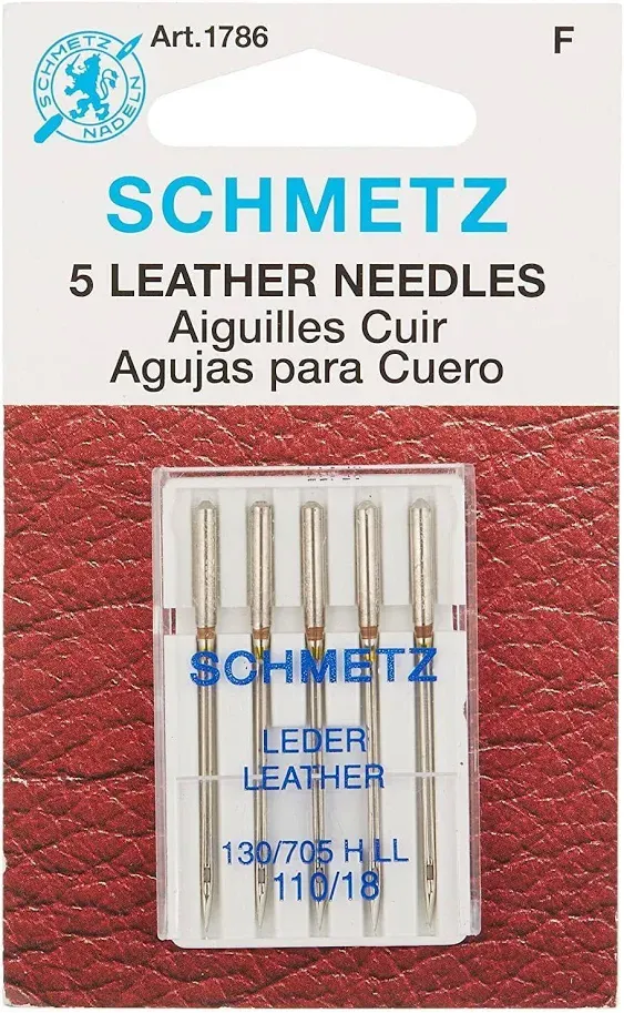 Schmetz Leather Machine Needle Size 18/110 (3 Pack)