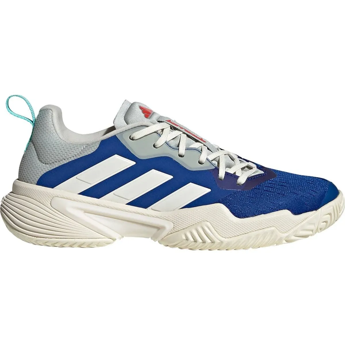 Adidas Barricade Tennis Shoes - Women's - Lucid Blue / Violet Fusion / Pulse Mint - 8.5