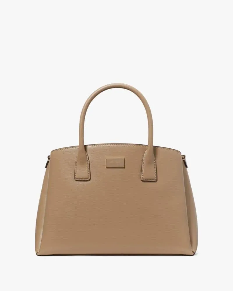 Kate Spade New York Serena Saffiano Leather Satchel - Timeless Taupe