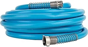 Camco EvoFlex 75-Foot Camper/RV Drinking Water Hose | Features a Super Flexible Heavy-Duty Design, 5/8-inch Inside Diameter, and is Lead-Free, BPA-Free, and Phthalate-Free (22597)