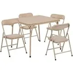 Flash Furniture Kids 5 Piece Folding Table and Chair Set