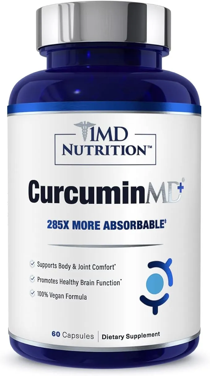 1MD CurcuminMD Plus - Turmeric Curcumin with Boswellia Serrata - 285X 01/2024