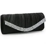 Dasein Clutch Purses for Women Evening Bags Formal Clutches with Rhinestones for Wedding Party Prom Dressy Purse