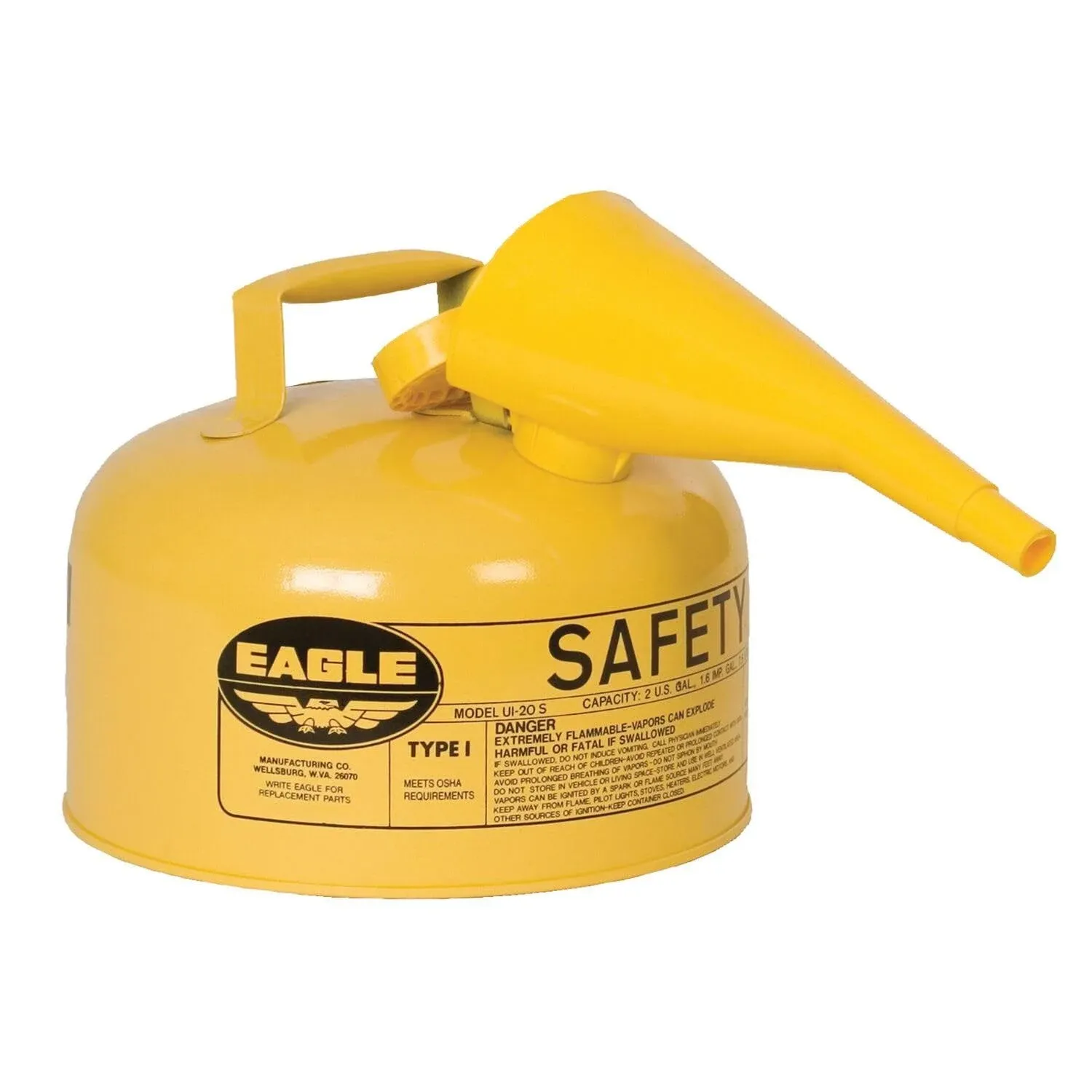 Eagle Type I Safety Can; 2 Gallons