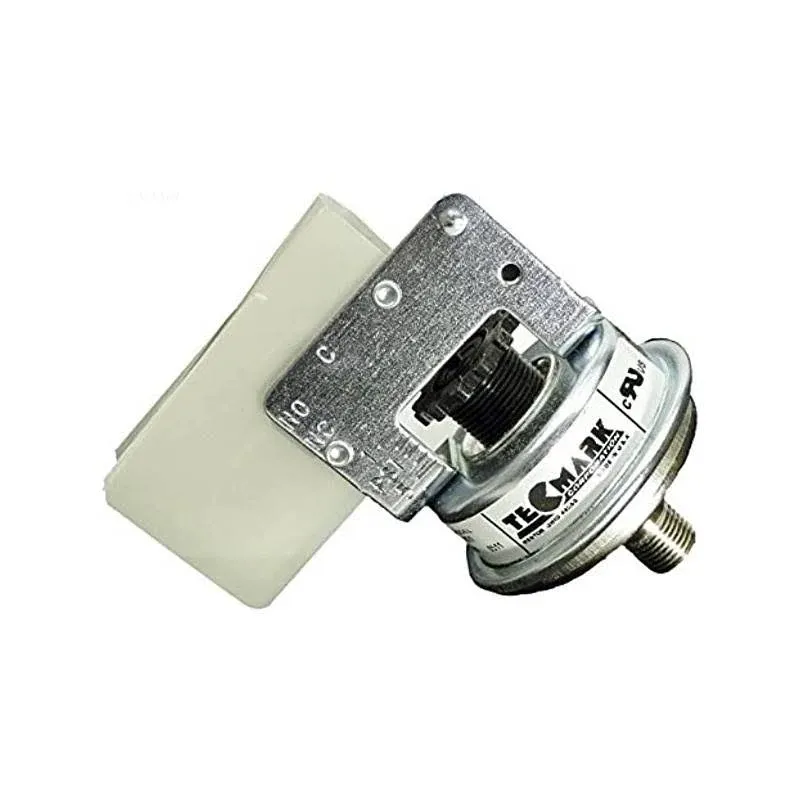 Tecmark Spa 3902 Series Universal Pressure Switch 1 Amp w/out Brass Fittings, White