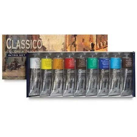 Maimeri Classico Oil Colors - Intro Set, Set of 9, 60 ml tubes