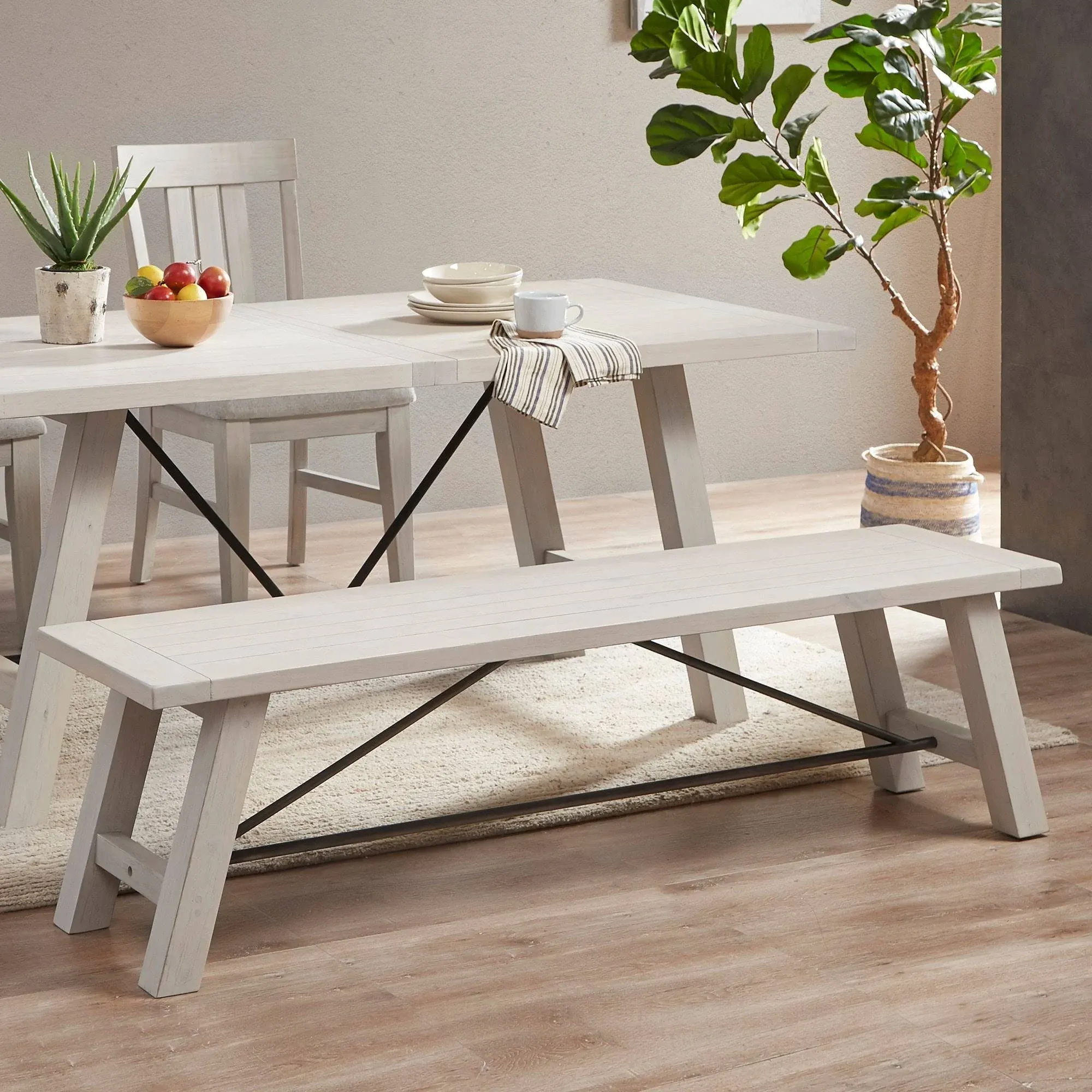 Olliix INK IVY Sonoma Natural Dining Benches