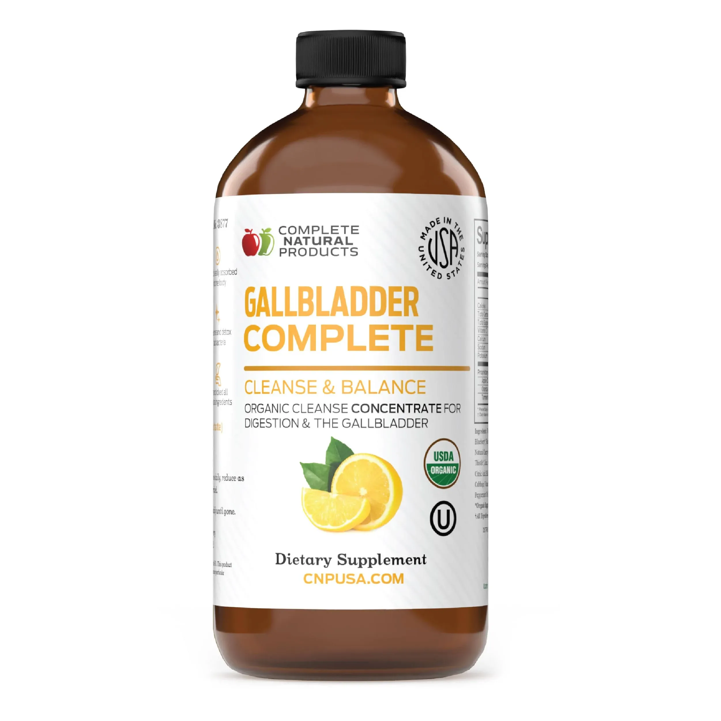 Gallbladder Complete - Organic Liquid Gallstones Cleanse Formula