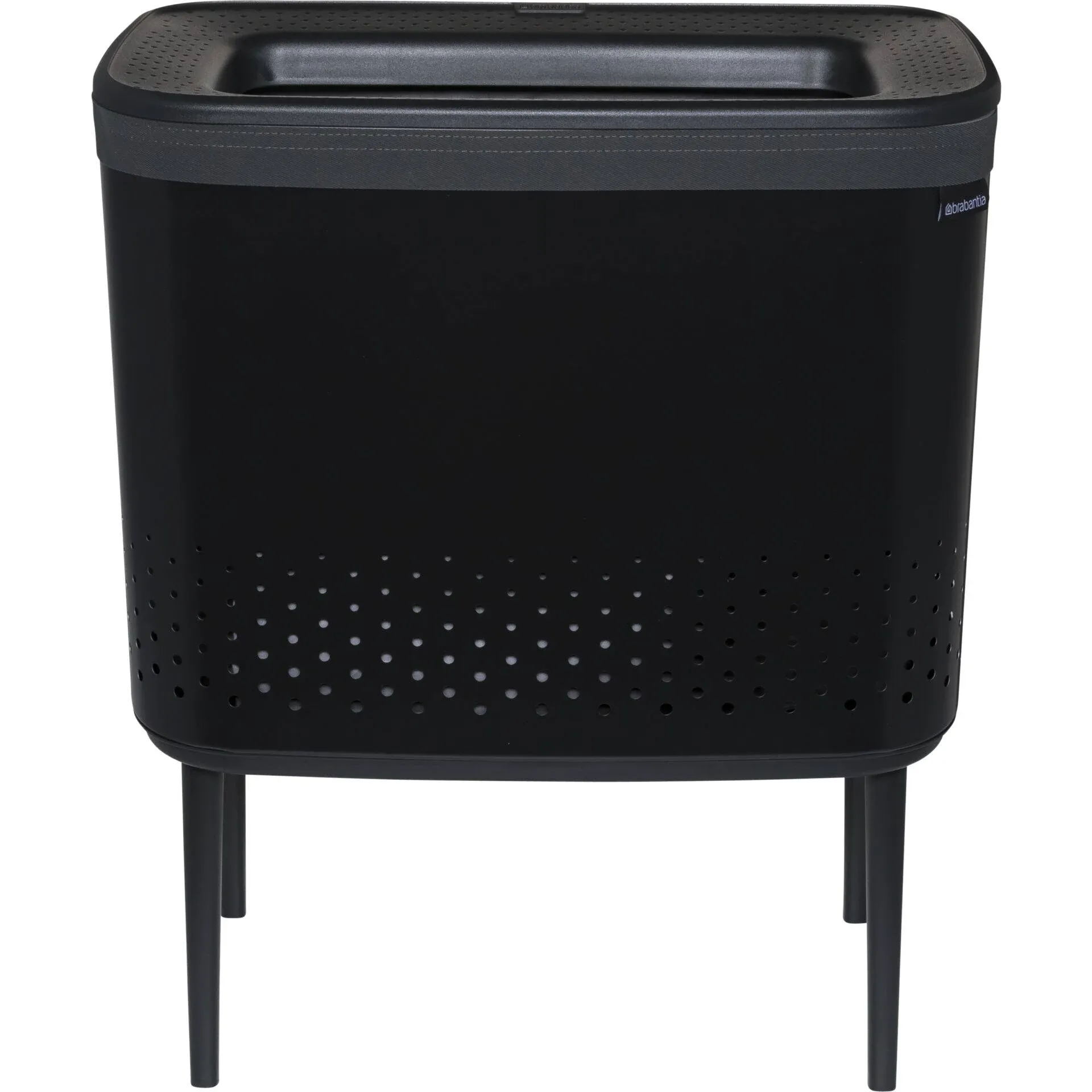 Brabantia Bo Laundry Hamper, 16 Gallon, 60 Liter - Matte Black