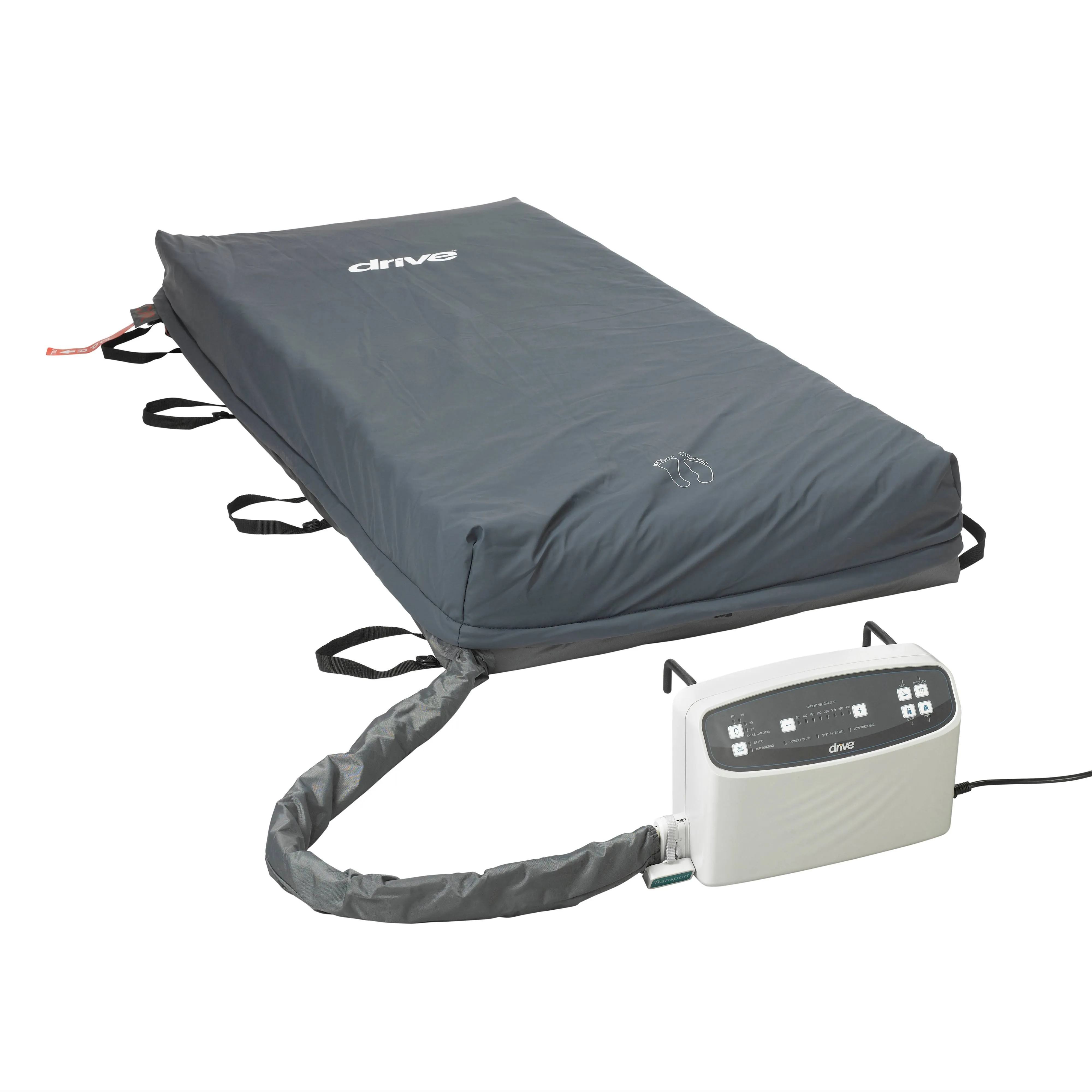 Drive Medical Med Aire Low Air Loss Mattress Replacement System with Alarm 8&#034;