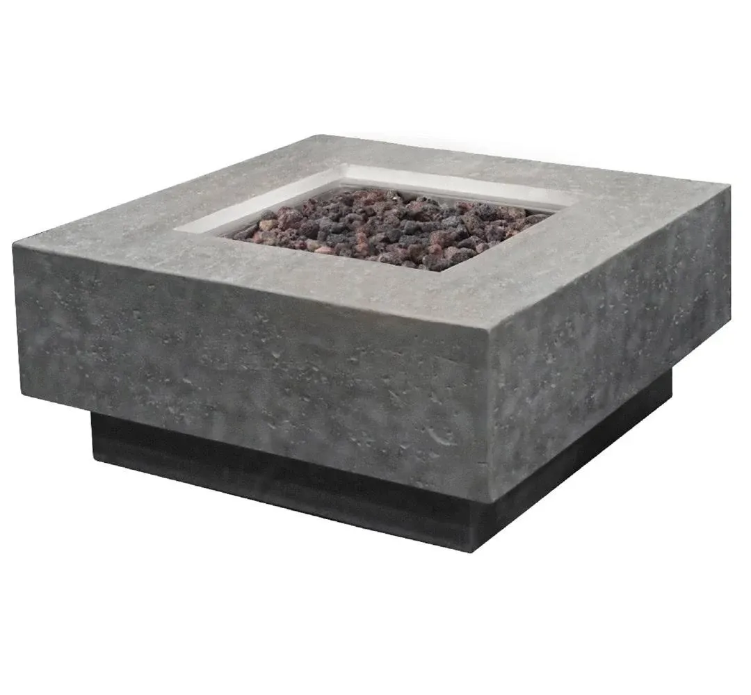 Elementi Manhattan Concrete GAS Fire Pit Table Fuel Type: Propane