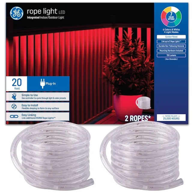 GE 20-Feet LED Rope Light