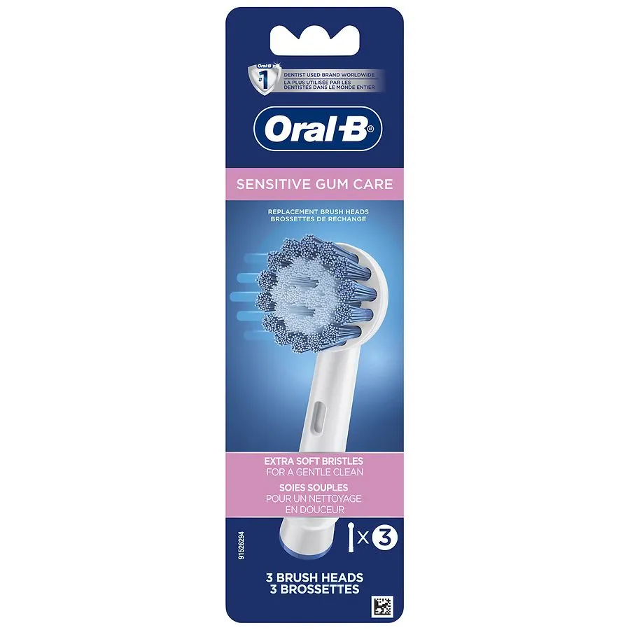 Oral-B Sensitive Gum Care Electric Toothbrush Replacement Brush Heads, 5 Count