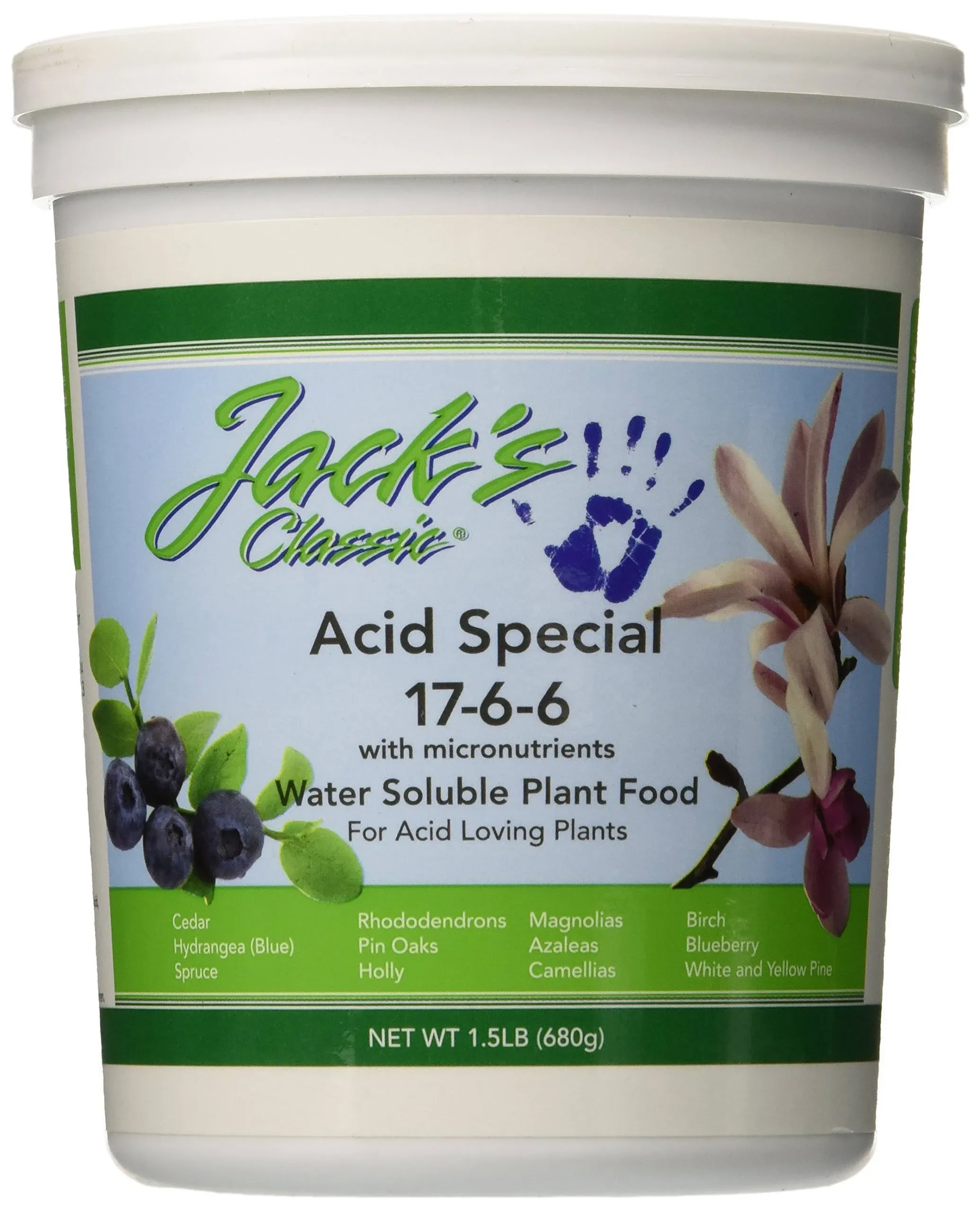 DELETE J R Peters Jacks Classic 1.5lb 17-6-6 Acid Special Fertilizer