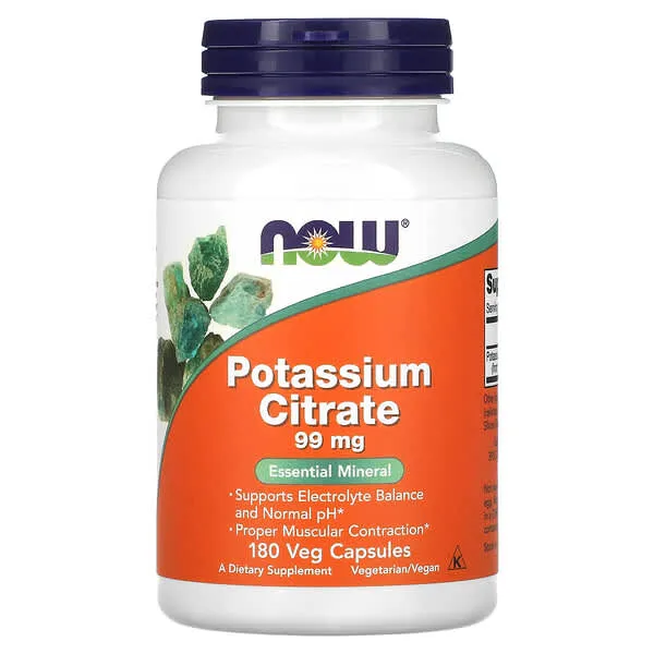 Now Potassium Citrate 99 mg