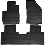 Megiteller Alfombrillas de coche personalizadas para Chevrolet Chevy Equinox 2018 2019 2020 2021 2022 2023 2024 sin olor, lavables, de goma resistente (todo tipo de clima), juego de forros de piso