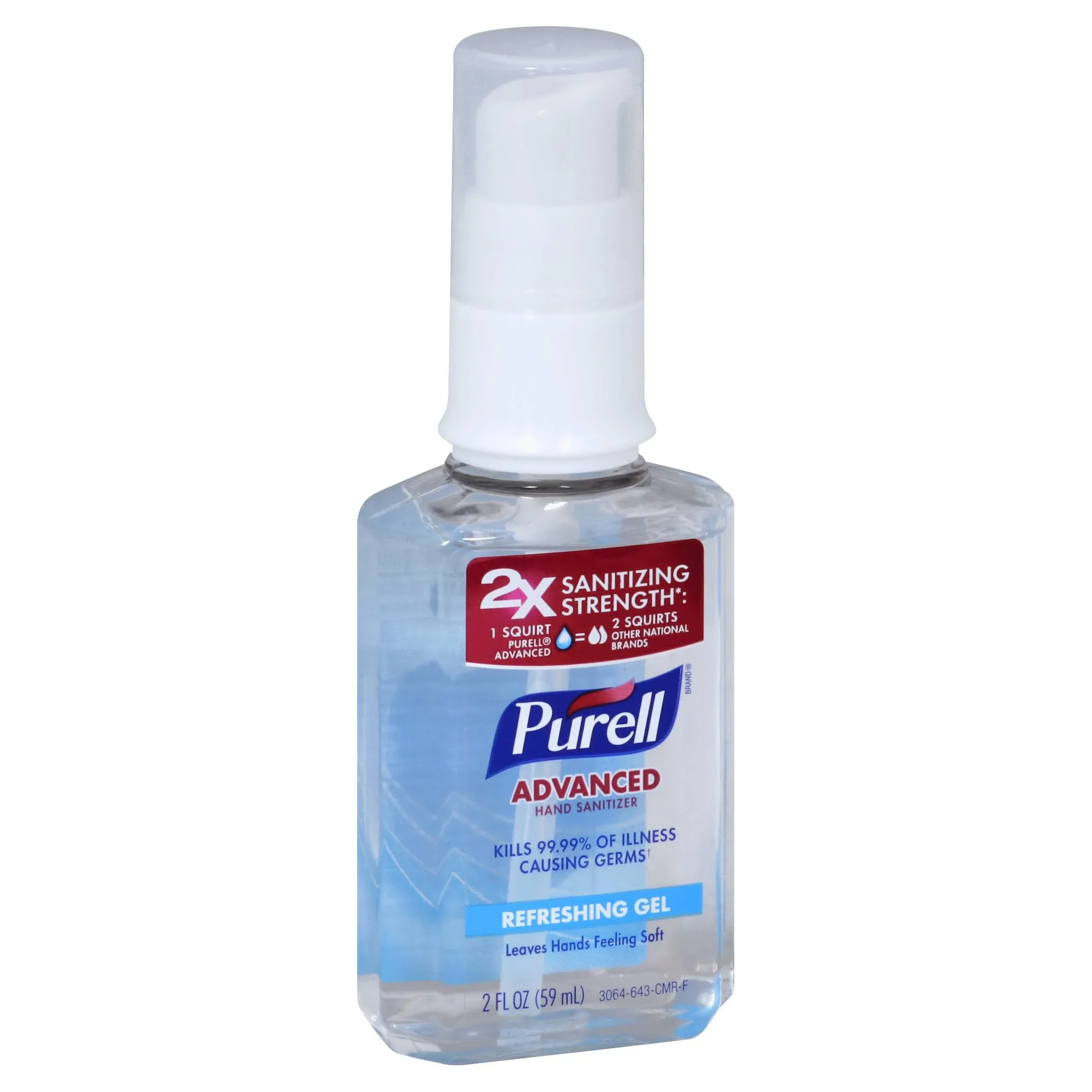 Purell Advanced Instant Hand Sanitizer Personal Pump Bottle; 2 oz.