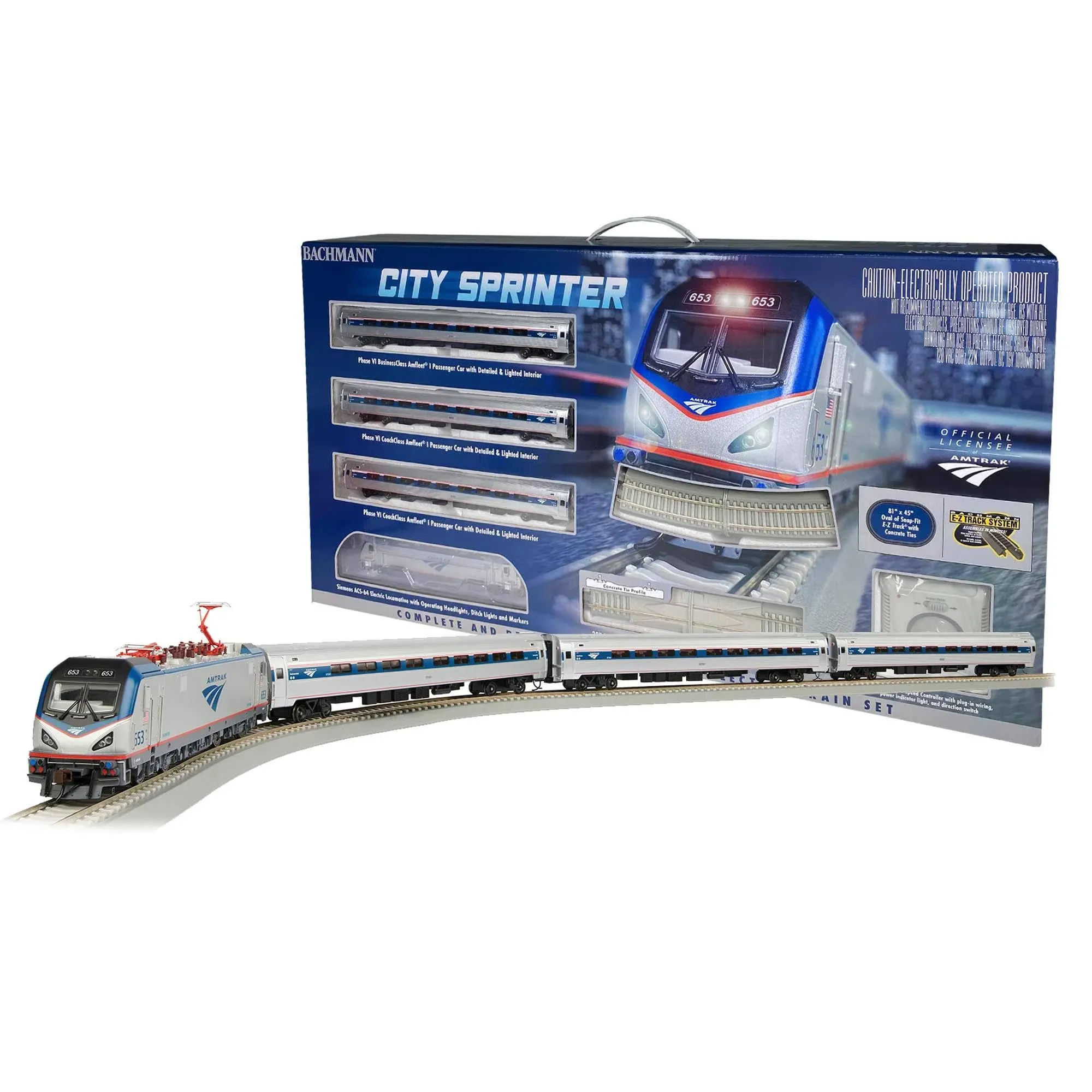 Bachmann BAC00772 HO Scale Amtrak City Sprinter Train Set