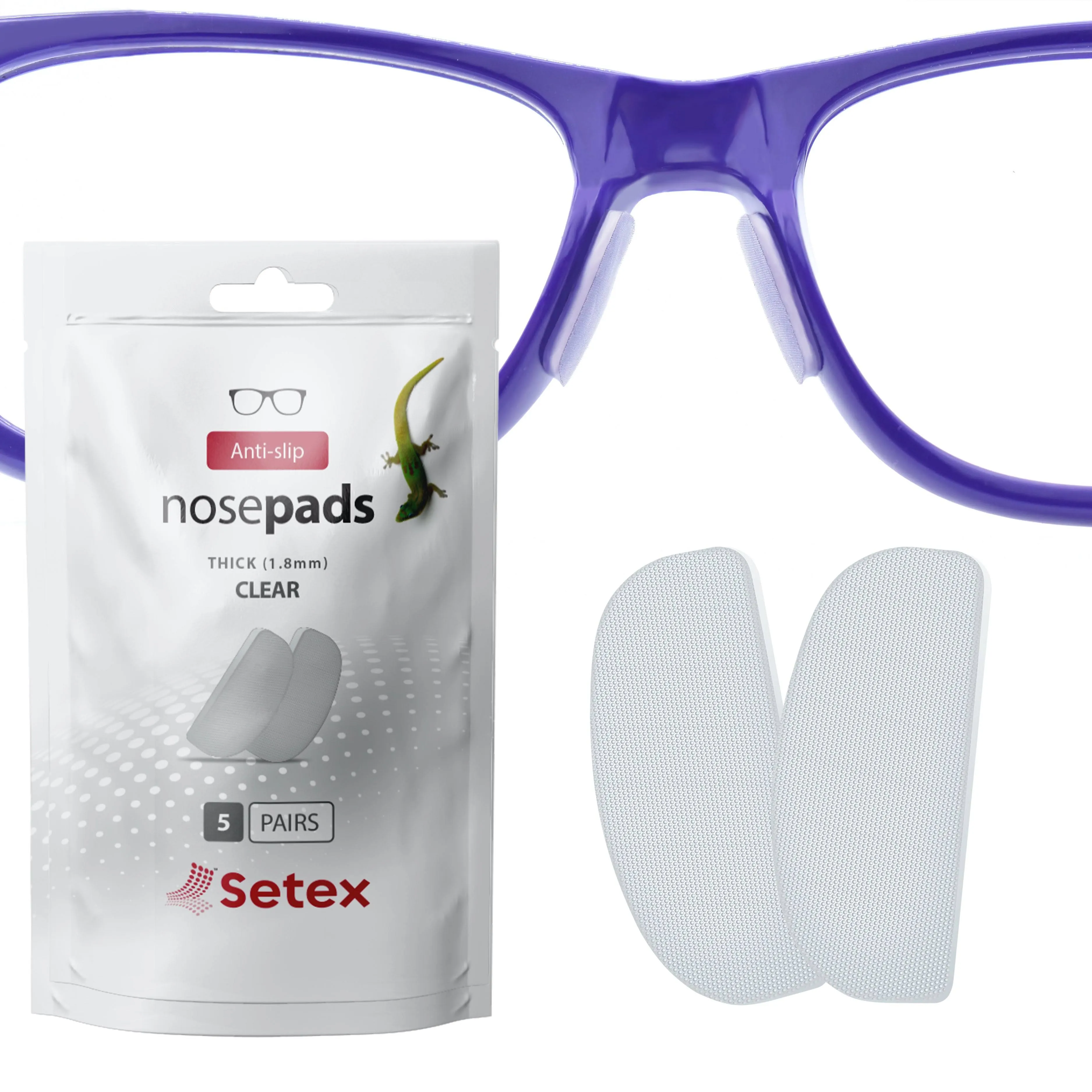 Setex Gecko Grip Anti Slip Eyeglass Nose Pads