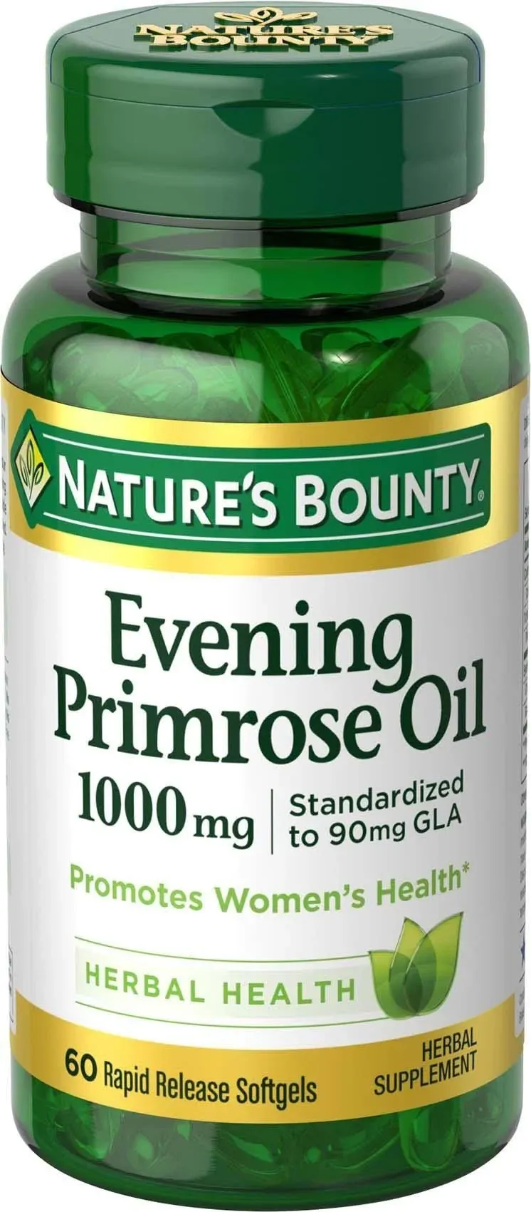 Nature's Bounty Evening Primrose Oil 1000 mg - 60 Softgels