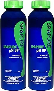 SpaPure pH Up 16oz 2 Pack Increases pH &amp; Prevents Corrosion for Spas &amp; Hot Tubs