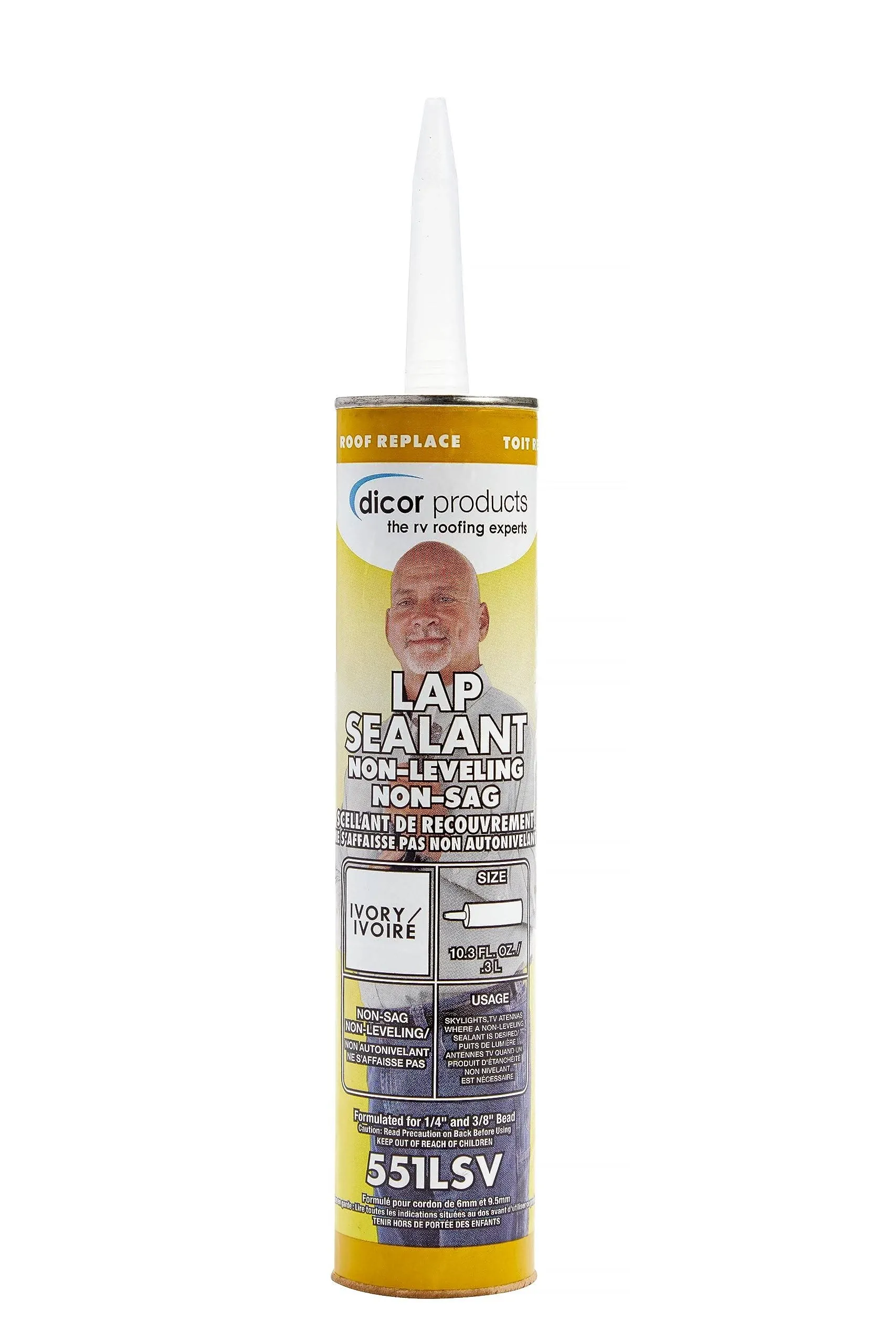 Dicor 551LSV-1 Ivory Non-Leveling Lap Sealant