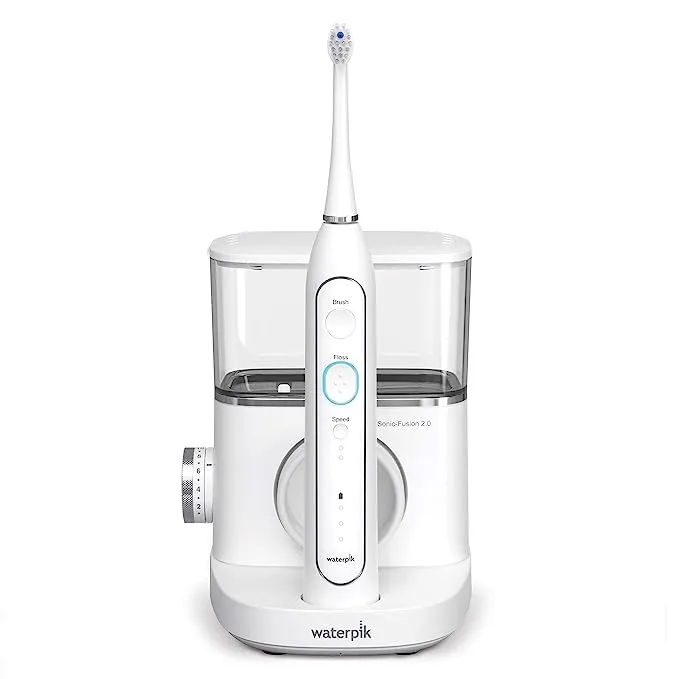 Waterpik Sonic-Fusion 2.0 Professional Flossing Electric Toothbrush, White