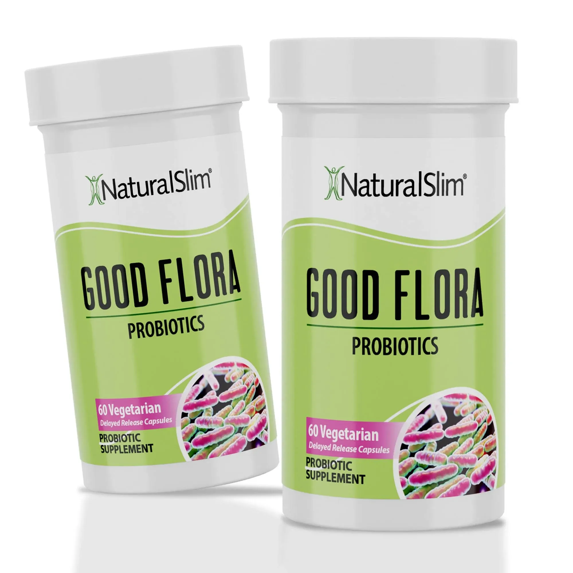 NaturalSlim Good Flora – Probiotics for Digestive Health, Intestinal Flora and ...