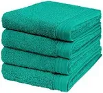 Weidemans Premium 100% Cotton Towel Set of 4 Hand Towels 18 inch x 30 inch | 4 Ultra Soft and Highly Absorbent Hand Towels for Bathroom, Gym, Hotel, Spa,