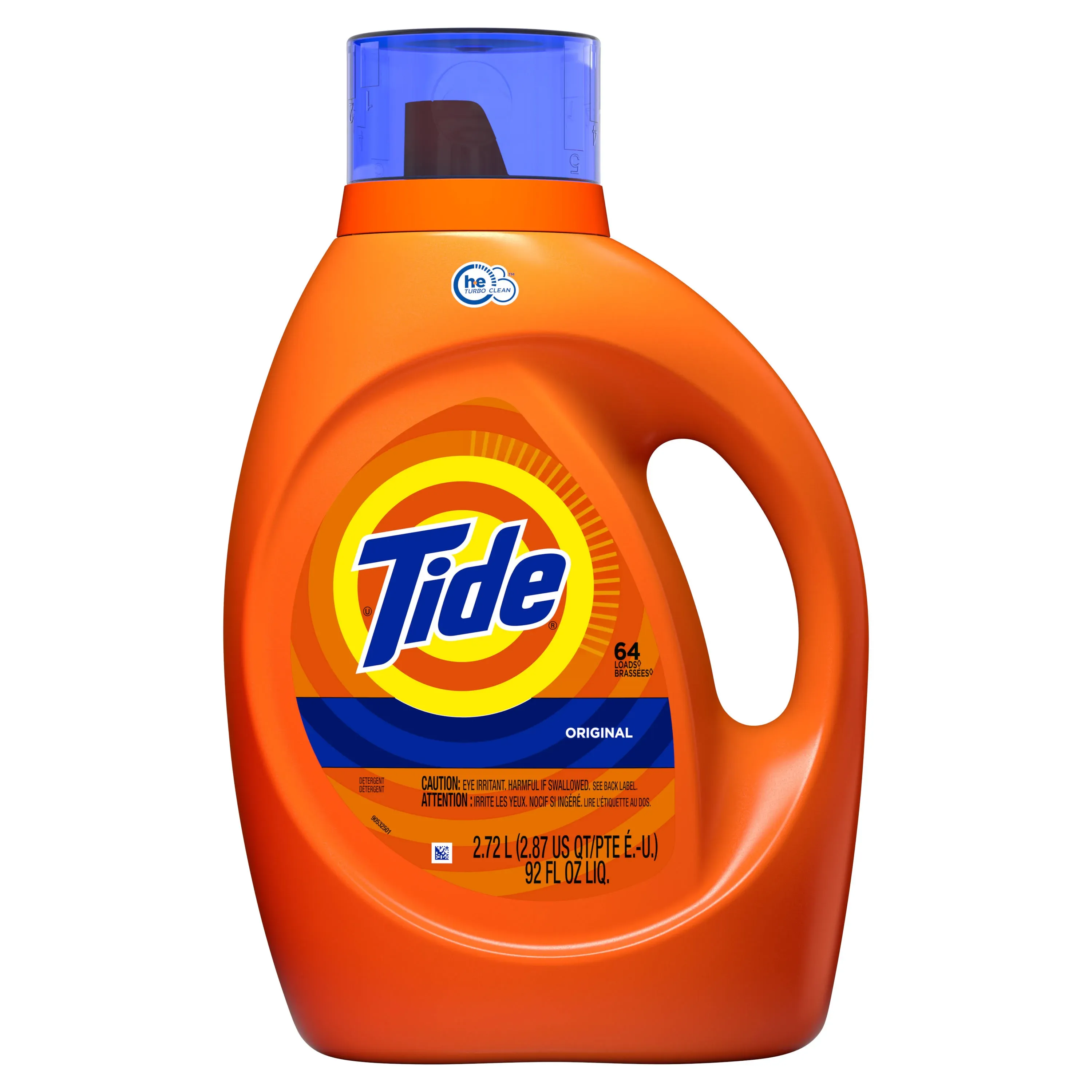 Tide - Liquid Laundry Detergent, Original Scent, 92 oz Bottle