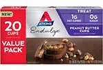 Atkins Endulge Treat Peanut Butter Cups. Rich Milk Chocolate Flavored Cup & Creamy Peanut Butter. Keto-Friendly. Value Pack (20 Pieces)