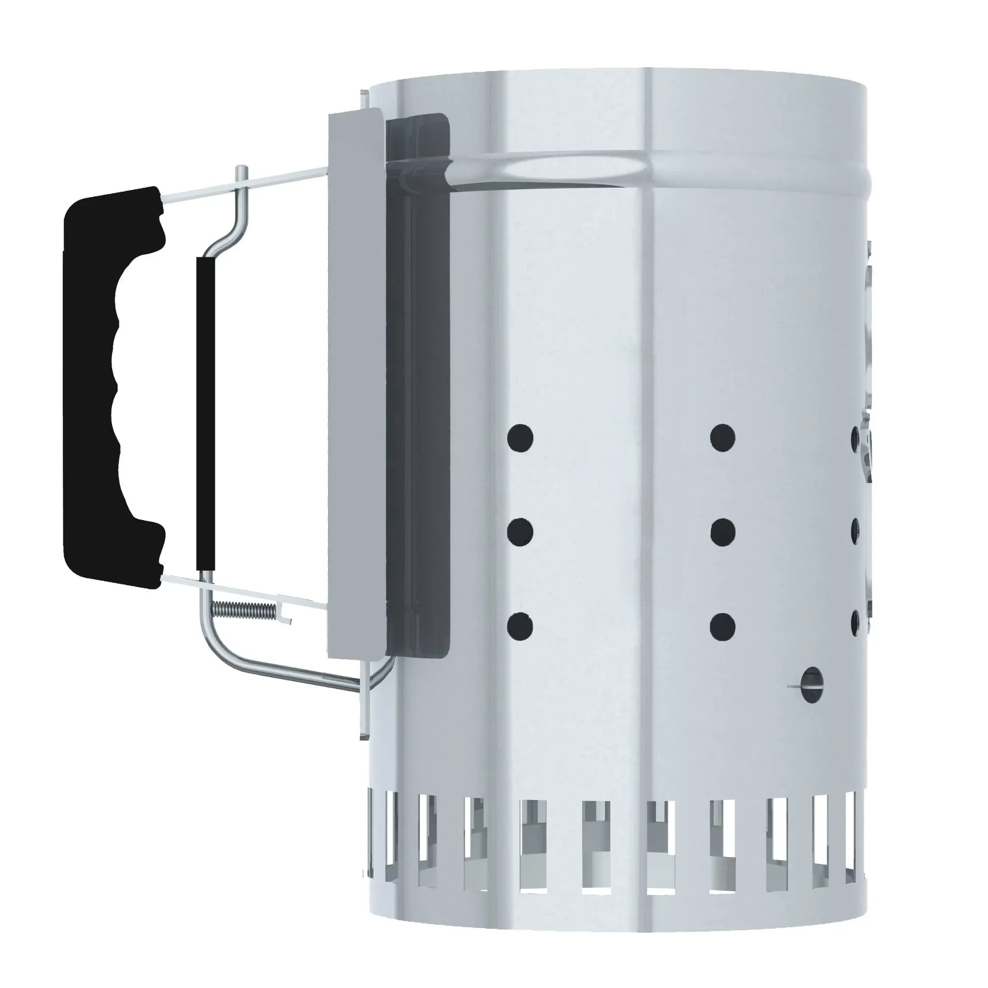 Char-Griller 19586 Charcoal Chimney Starter, Stainless