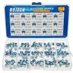 BOJACK 15 Values 150 pcs 100 Ohm- 2M Ohm Variable Resistor 6mm Potentiometer Ass