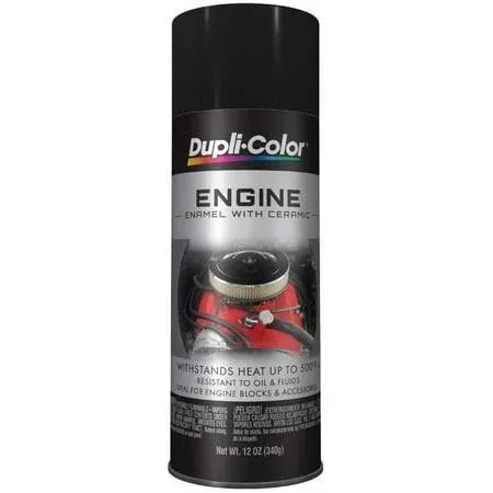 Dupli-Color DE1613 Ceramic Gloss Black Engine Paint