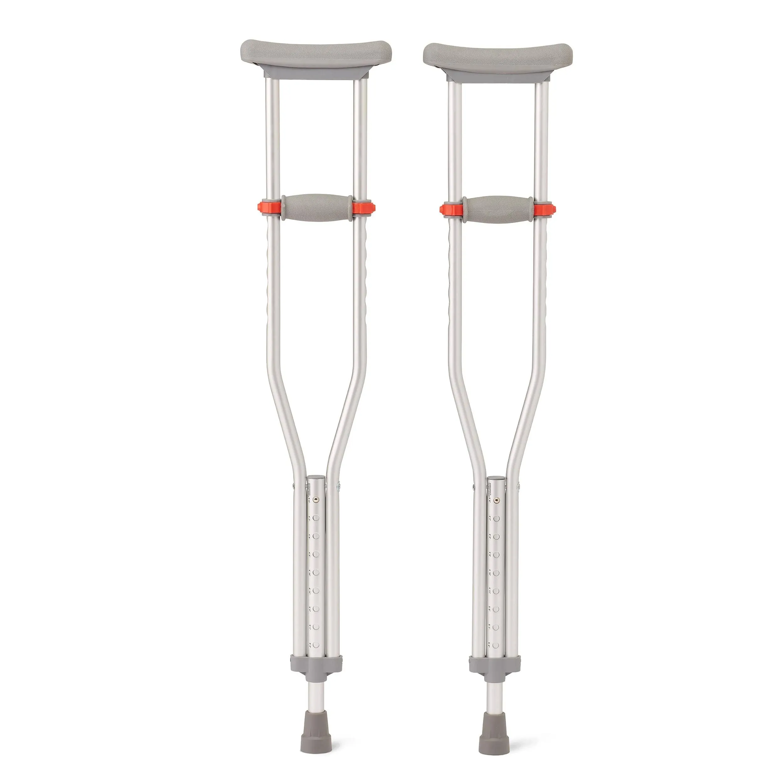 Medline Aluminum Red-Dot Crutches