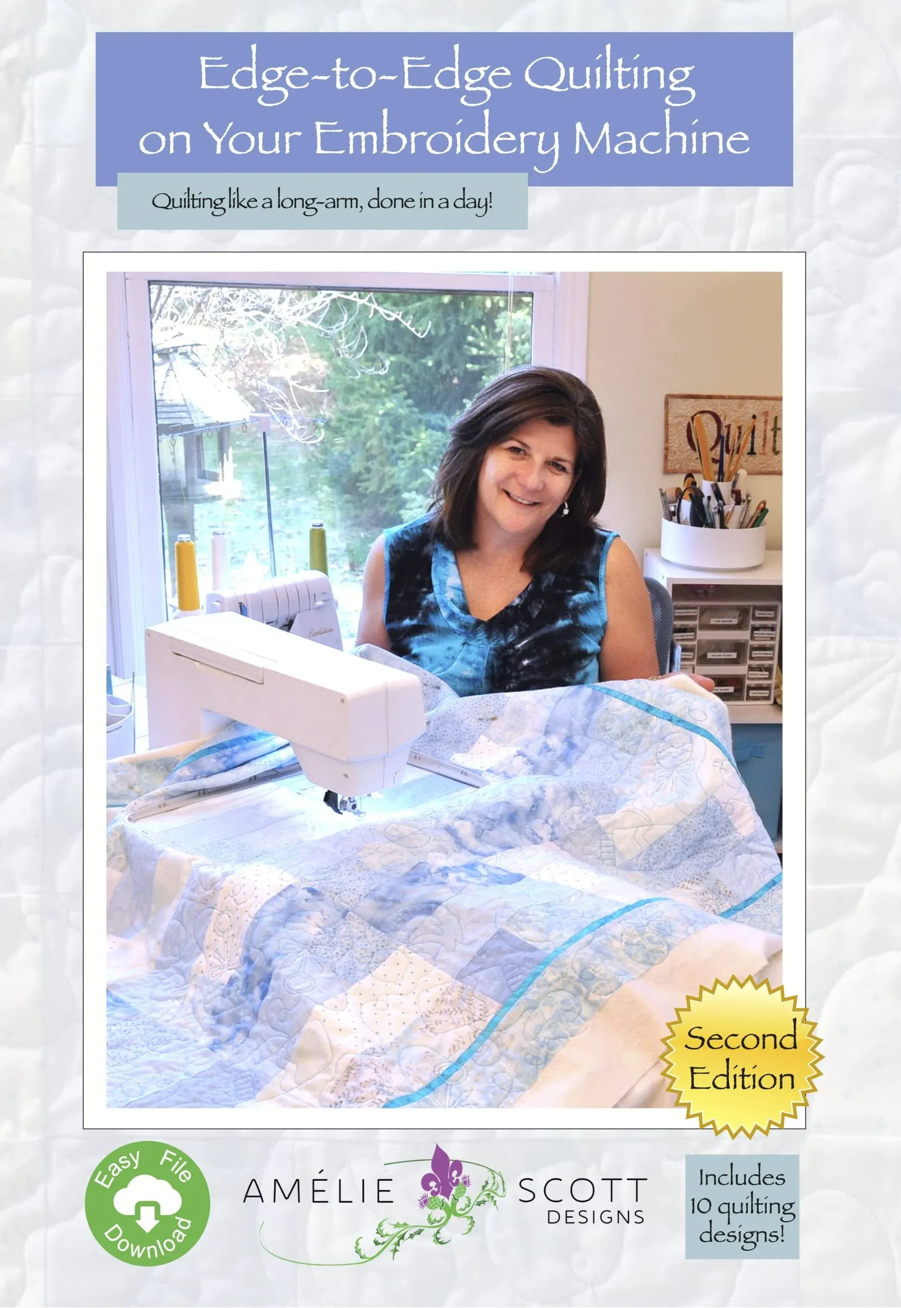 Edge-to-Edge Quilting On Your Embroidery Machine