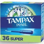 Tampax Pearl Lites Unscented Tampons - 36 count