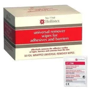 Adhesive and Barrier Remover Adapt Wipe, Box of 50