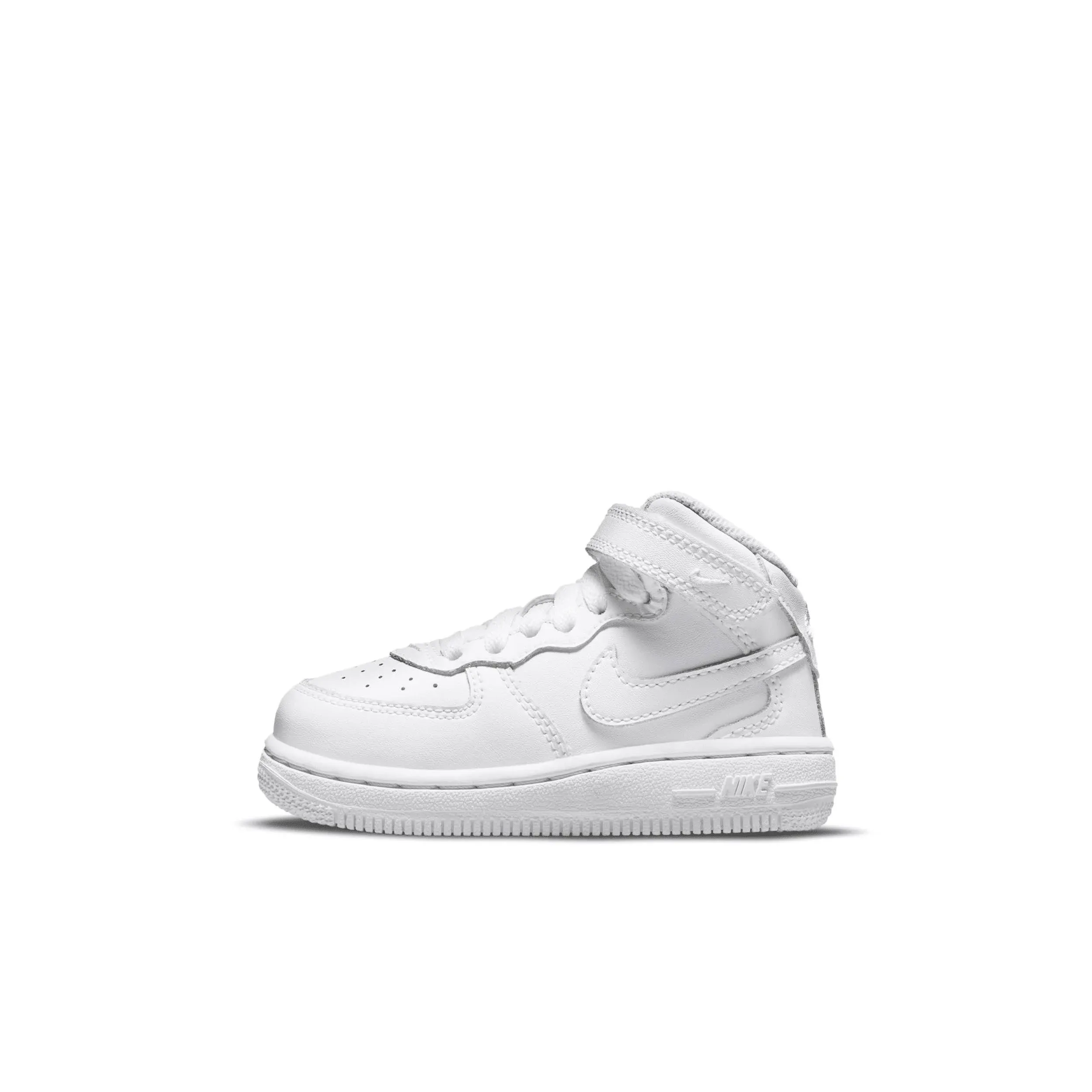 Nike Boys Air Force 1 Mid Le - Shoes White/White/White Size 03.0