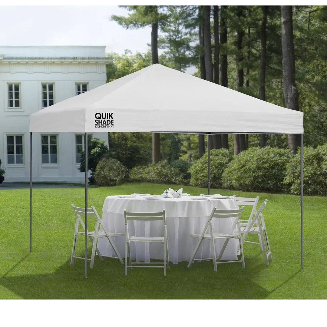 Quik Shade | Expedition EX100 10' x 10' Straight Leg Canopy - White