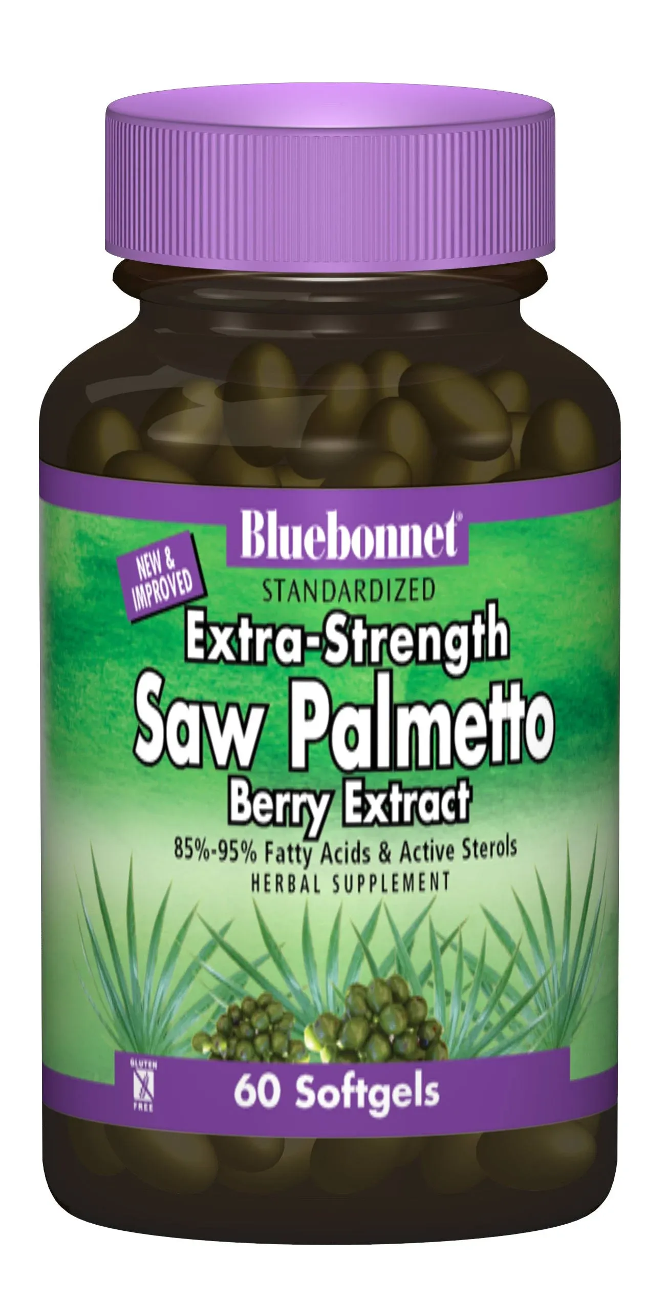 Bluebonnet Extra-Strength Saw Palmetto Berry Extract 30 Softgels