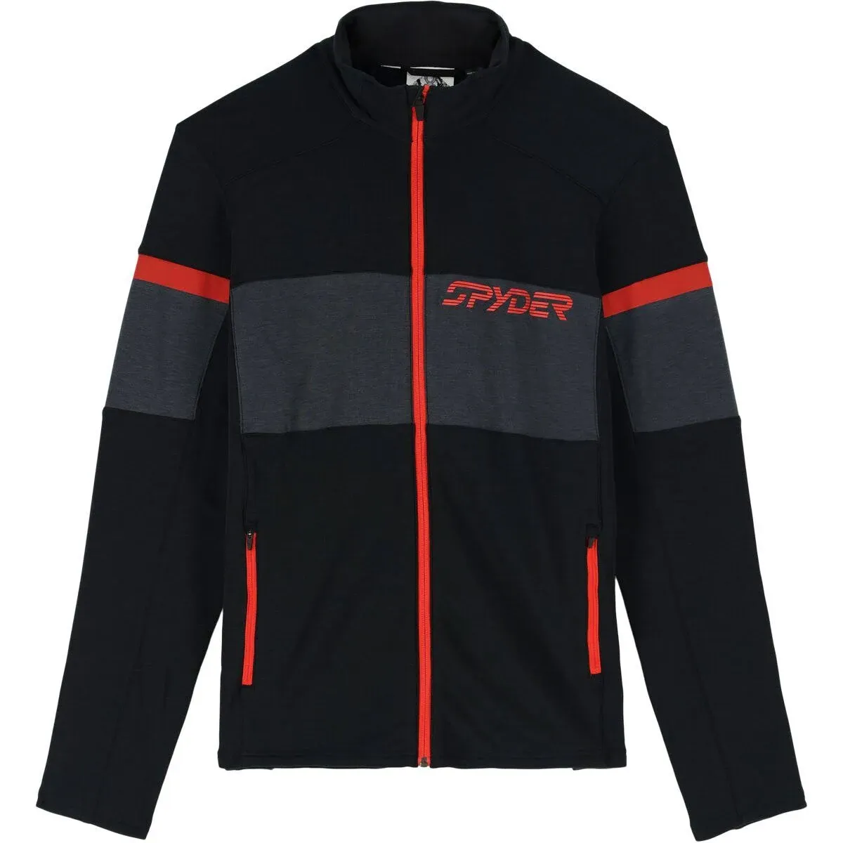 Speed Full Zip Fleece Jacket - Tundra Citron (Blue) - Mens | Spyder