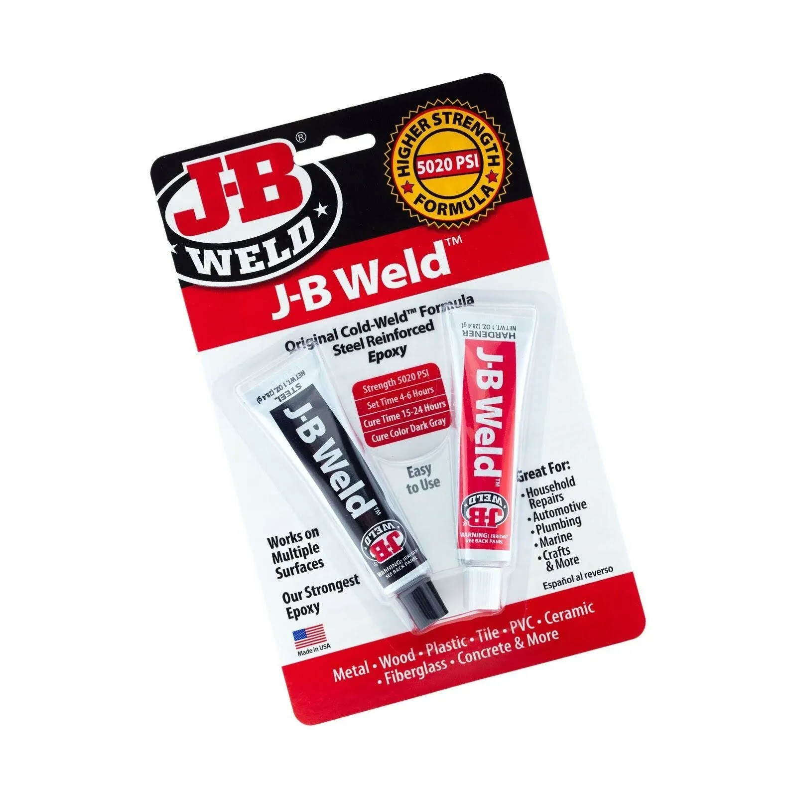 J-B Weld 8265S Twin Cold-Weld Steel Epoxy