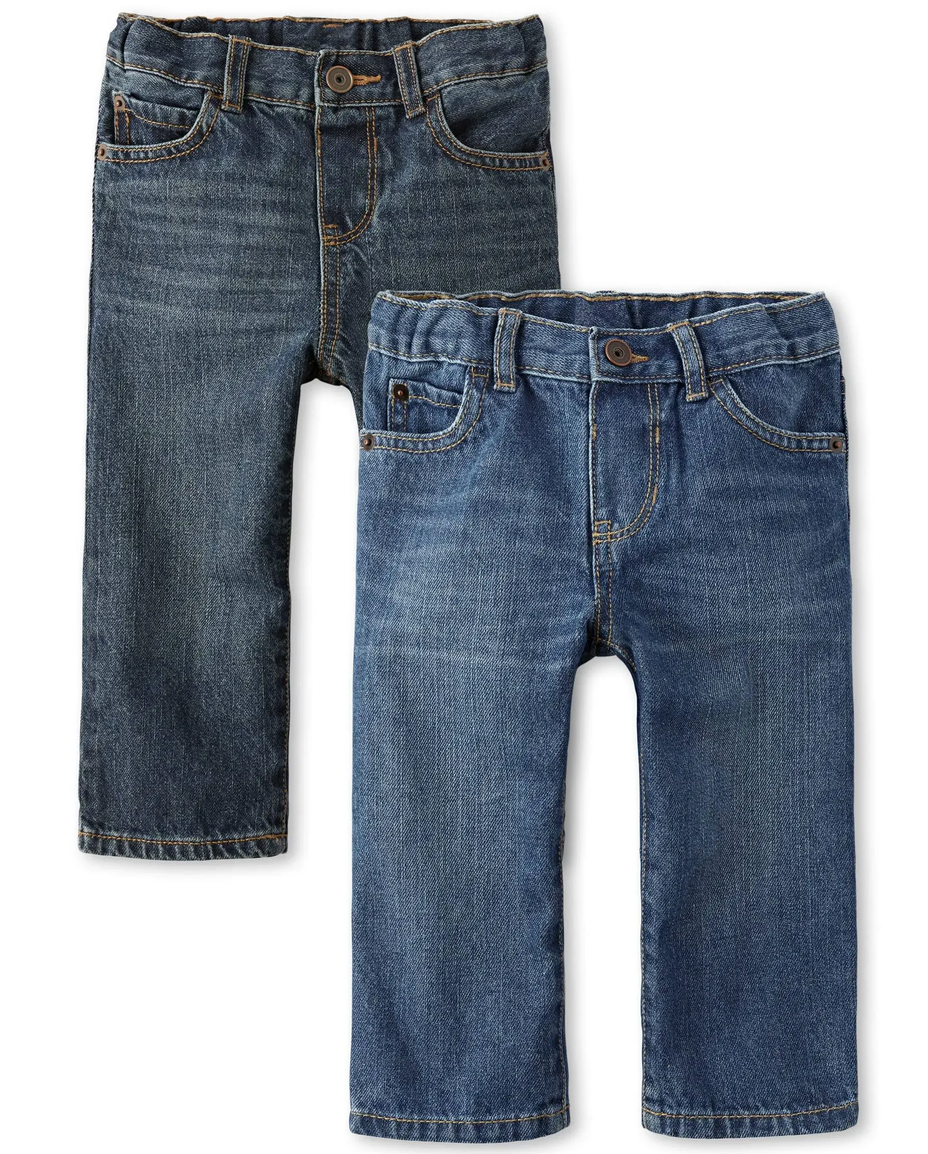 TWO PAIR OF CHILDREN’S PLACE DENIM JEANS SIZE 9-12 MONTHS