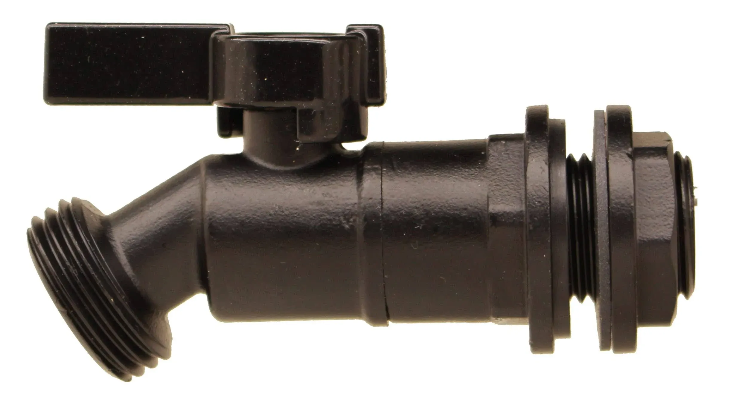 RAINPAL RBS007 Rain Barrel Brass Spigot/Ball Valve Electroplated Black