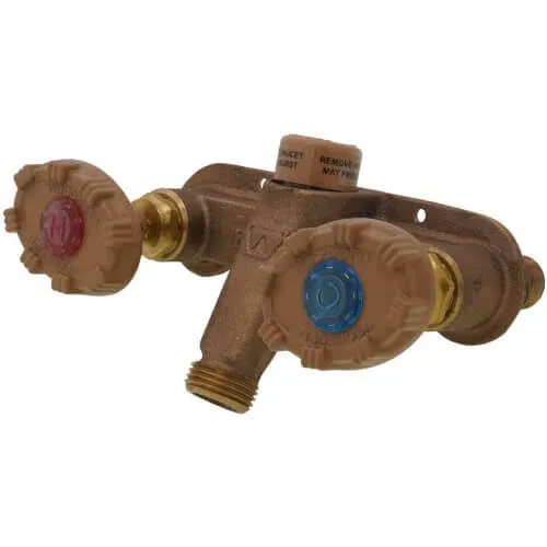 Woodford Model 122 Anti-Siphon Wall Hydrant - 1/2" MPT X 1/2" Female Sweat, CP