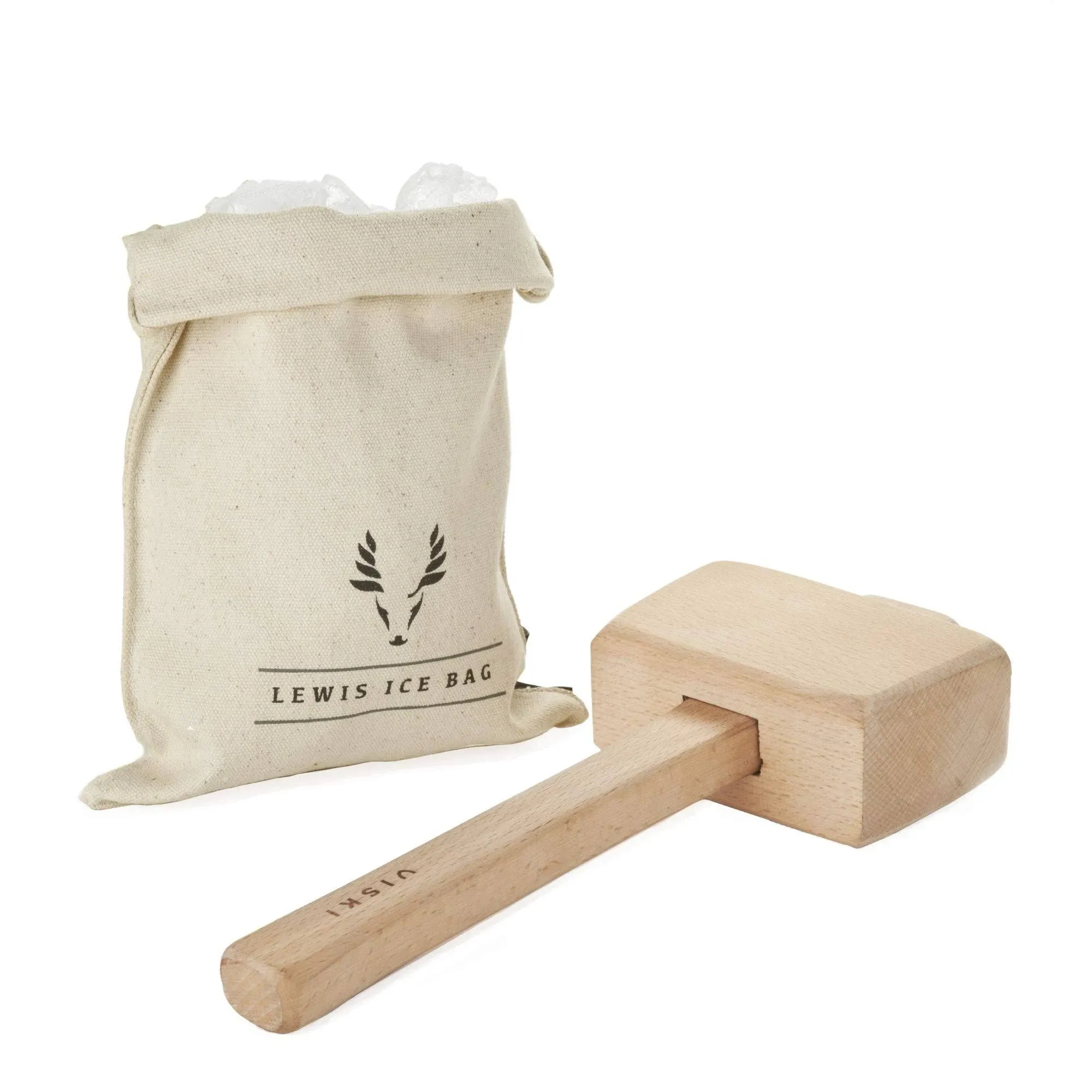 Viski Lewis Ice Bag and Mallet