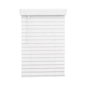 Lotus & Windoware Cordless, 2 inch Faux Wood Blind, 29" Wide x 48" Long, Smooth ...